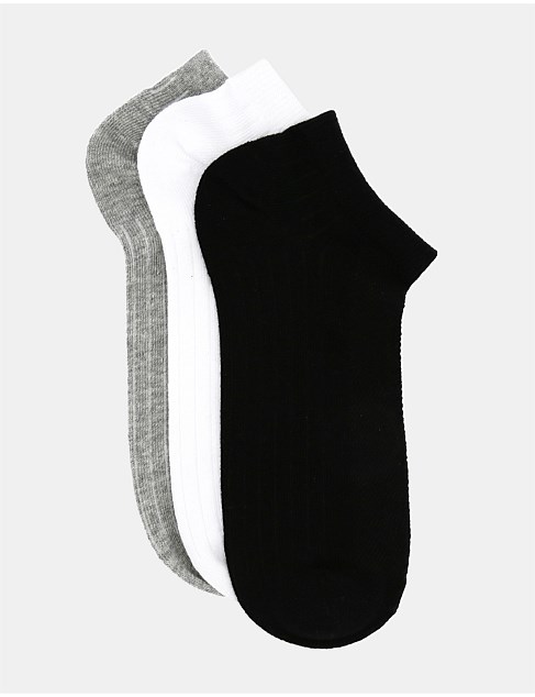 Active Low Cut Sock 3PK