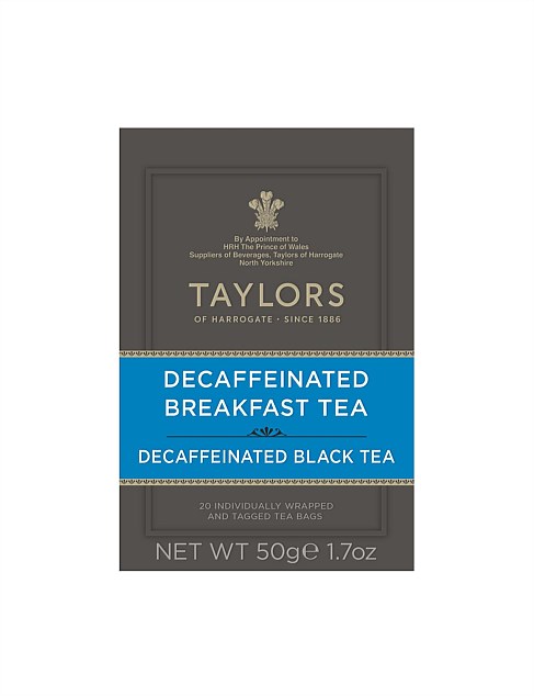 Tofh Decaffeinated Breakfast 20 Tea Bags 50g