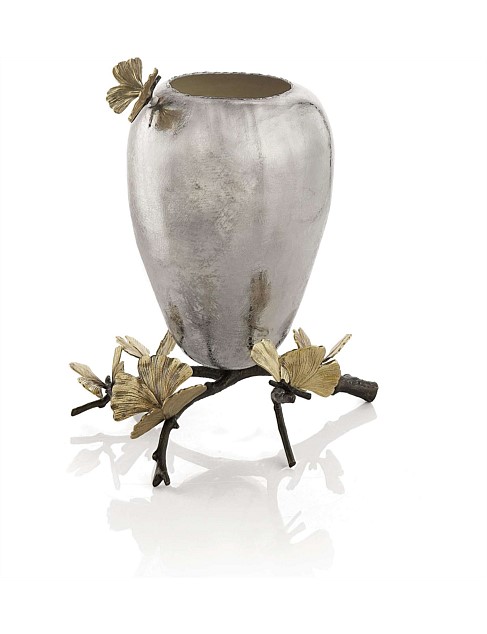 Butterfly Ginkgo Vase