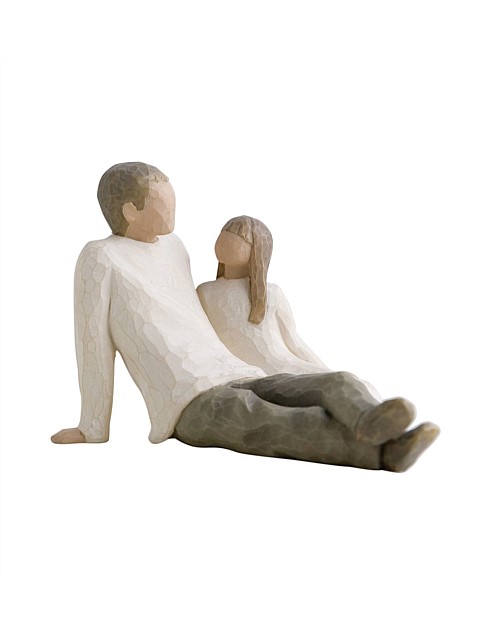 Figurine - Father & Daughter