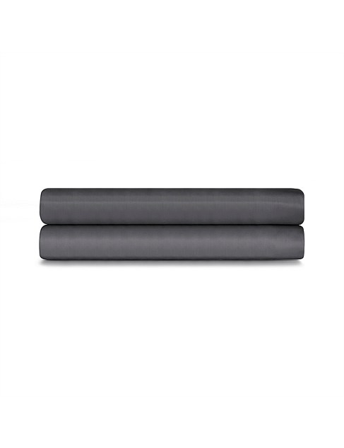 RL 624 Sateen King bed Fitted Sheet Charcoal 183x203cm