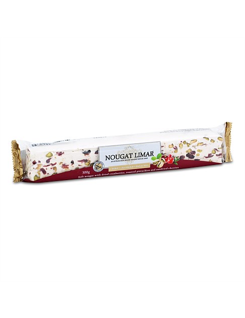 CHERRY CRANBERRY PISTACHIO NOUGAT 300G