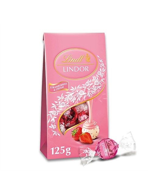 Lindt Lindor Sharing Bag Straw