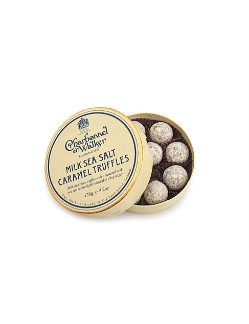 MILK SEA SALT CARAMEL TRUFFLES 120G