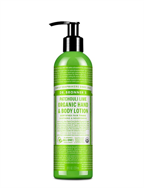 Hand & Body Lotion 236ml - Patchouli/Lime