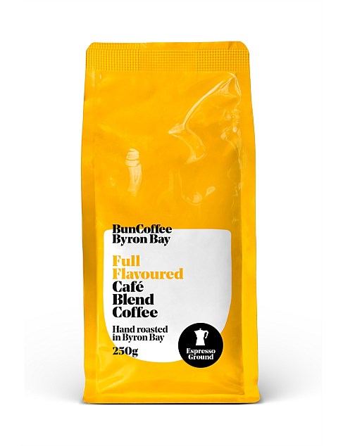 BUN CAFE BLEND ESPRESSO GROUND 250G