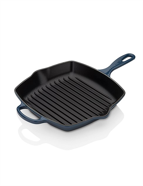 Cast Iron Grill Ink Blue 26cm