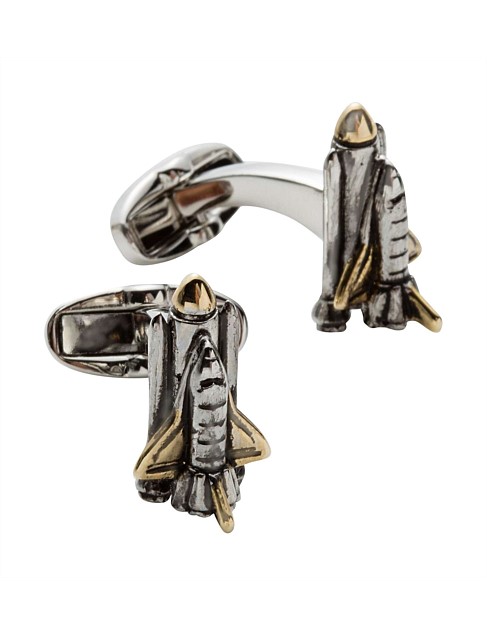 3D Space Shuttle cufflink