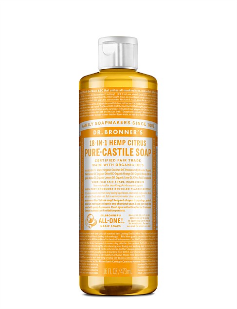 LIQUID CASTILE SOAP 473ML - CITRUS