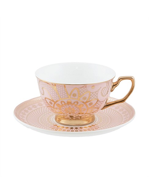 Chloe Lace Teacup & Saucer