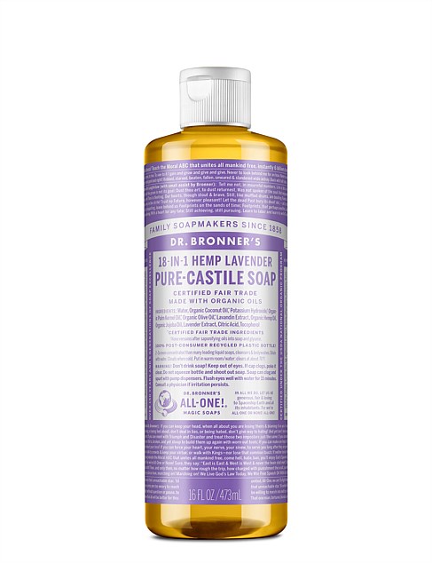 LIQUID CASTILE SOAP 473ML - LAVENDER