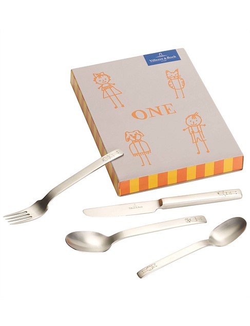 One Children Cutlery Set 4pcs