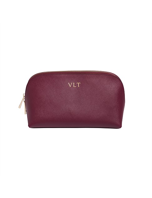 Burgundy Large Cosmetic Case