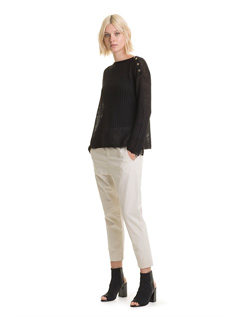 Linen Rib Knit