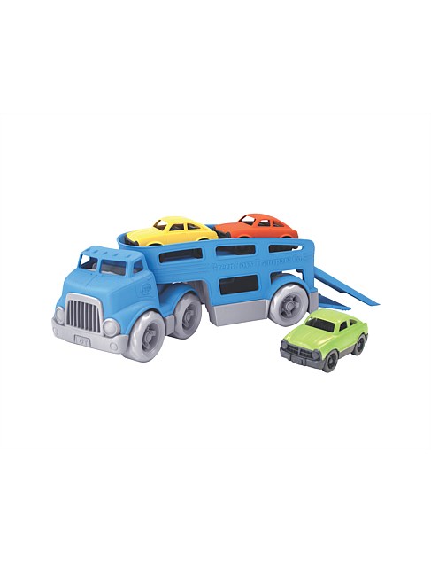 green toys car carrier set