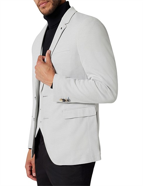 Slim Stretch Knitted Tailored Blazer