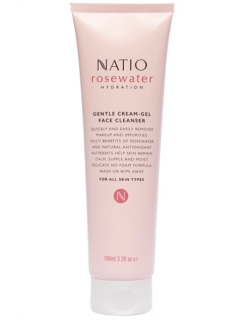 Rosewater Hydration Gentle Cream-Gel Face Cleanser 100ml