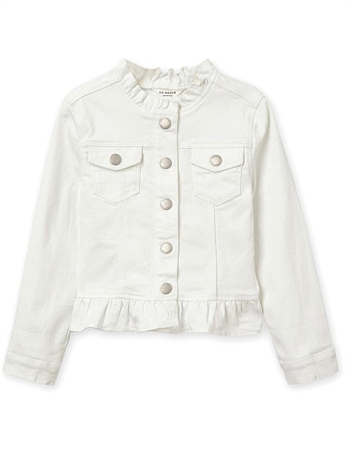 Frill Denim Jacket