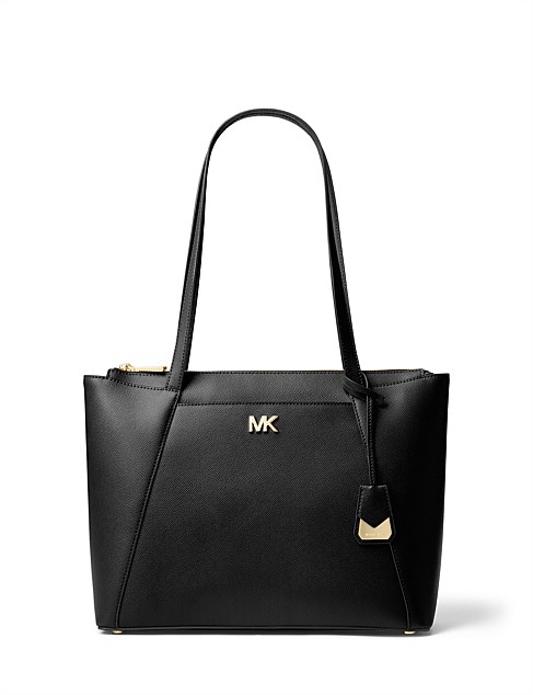 maddie medium crossgrain leather tote