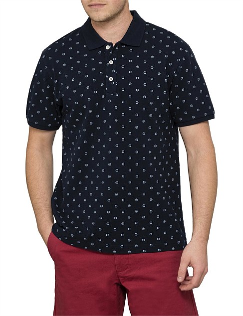 Geo Print Polo