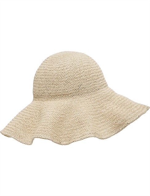 WOVEN WIDE BRIM HAT