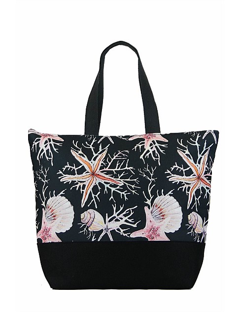 coral beach tote