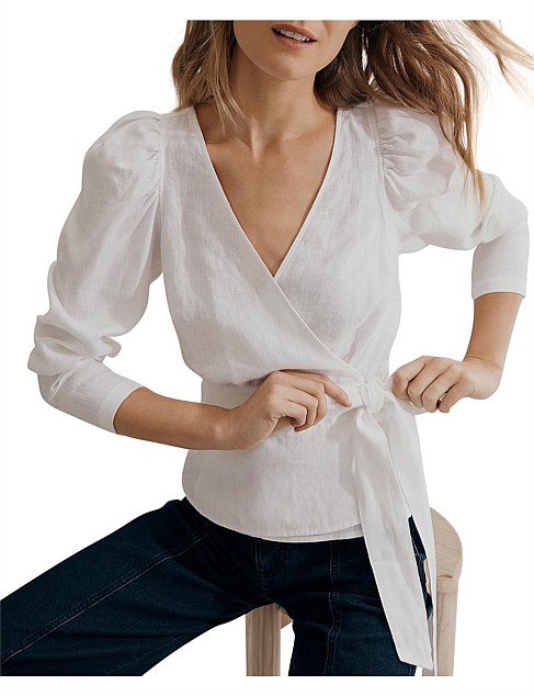 Drape Sleeve Blouse