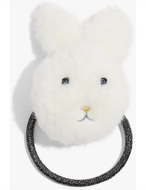 Bunny Fur Hair Tie