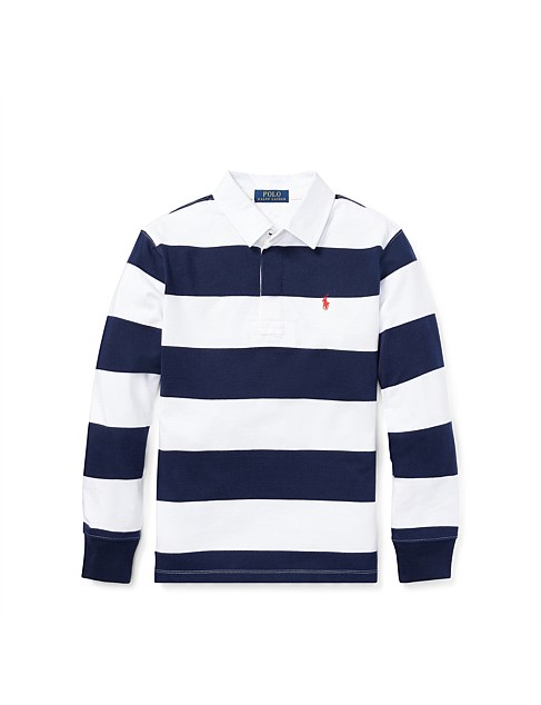 Striped Jersey Rugby Shirt (S-XL)