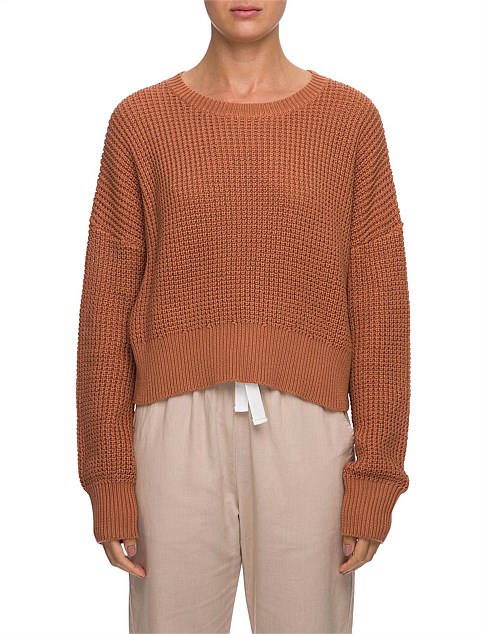 Gwenth Long Sleeve Waffle Knit