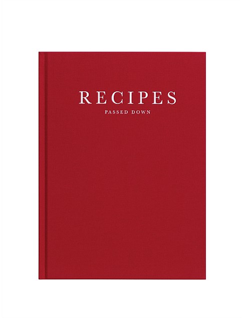 Recipes Passed Down Red