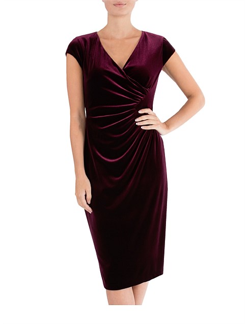 Plum Velour Dress