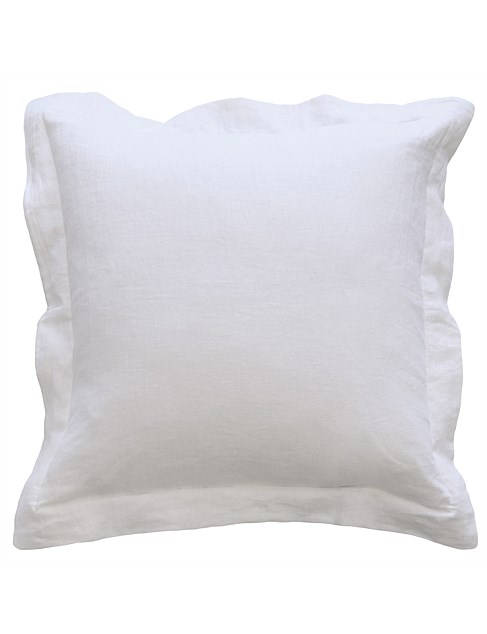 Linen Cushion White