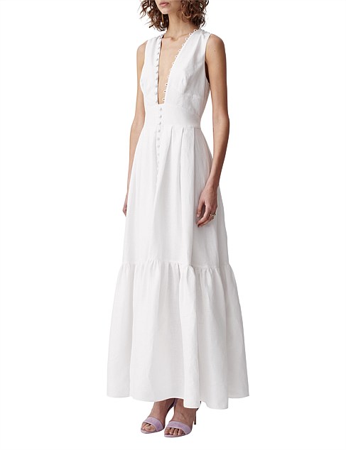 Marion Linen Maxi Dress