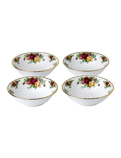 Old Country Roses Bowl 16cm Set of 4