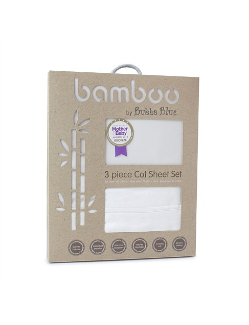 Bamboo Cot Sheet Set