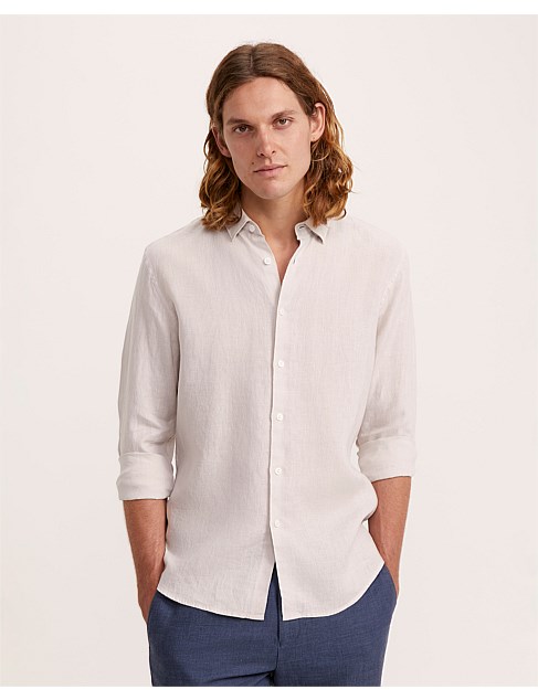 Anderson Long Sleeve Classic Linen Shirt