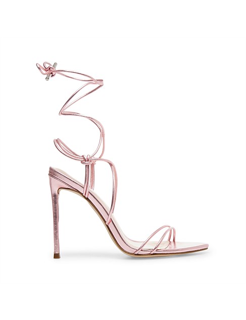 Badgirl Pink Metallic Heels