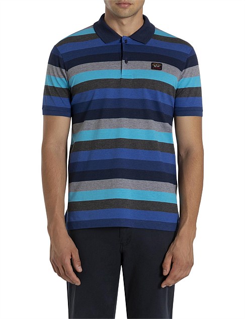 Colourful Stripe Polo Shirt