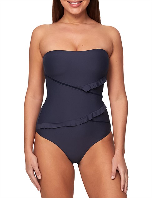 SPLICED BANDEAU MAILLOT