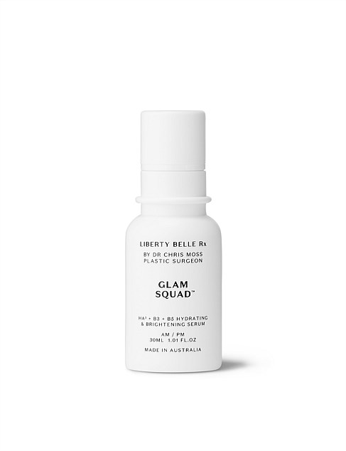 GLAM SQUAD HA + B3 + B5 Hydrating & Brightening Serum 30ML