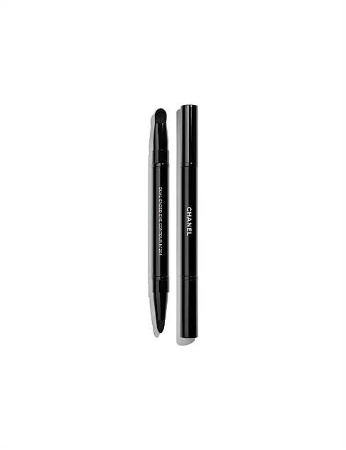 PINCEAU DUO CONTOUR YEUX RÉTRACTABLE N°201 Dual-Ended Brush: Defines And Blends