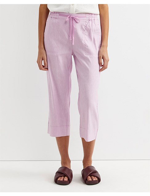 Rosa Crop Linen Pant