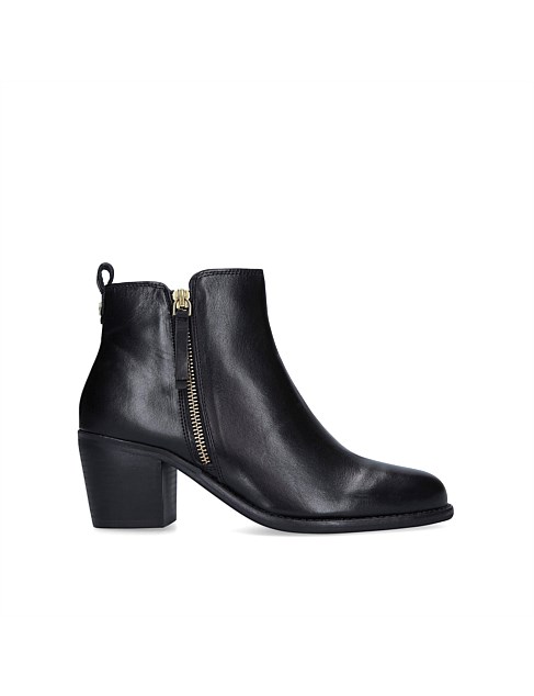 SECIL BLACK ANKLE BOOTS