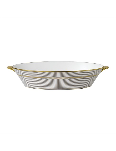 Anthemion Grey Oval Bowl 1.3L