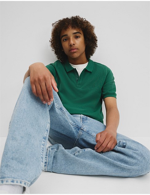 Teen Recycled Cotton Blend Polo Shirt