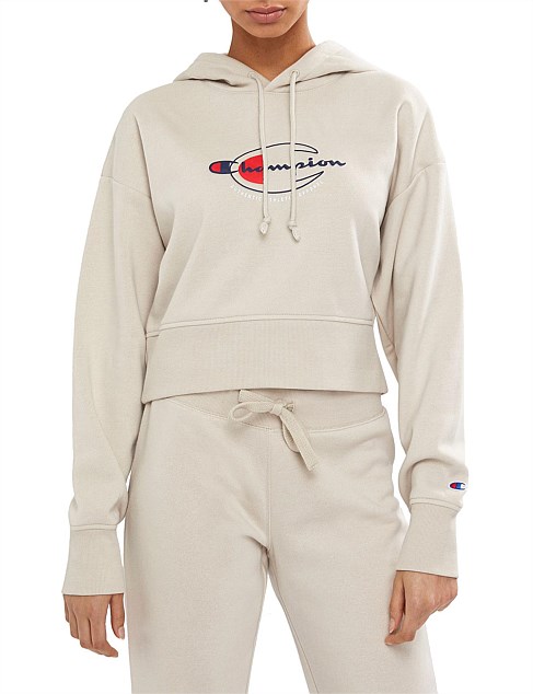 tommy sport crop hoodie