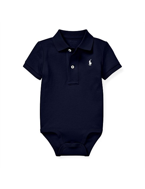 Polo One Piece Bodysuit Interlock (3 Mths - 24 Mths)