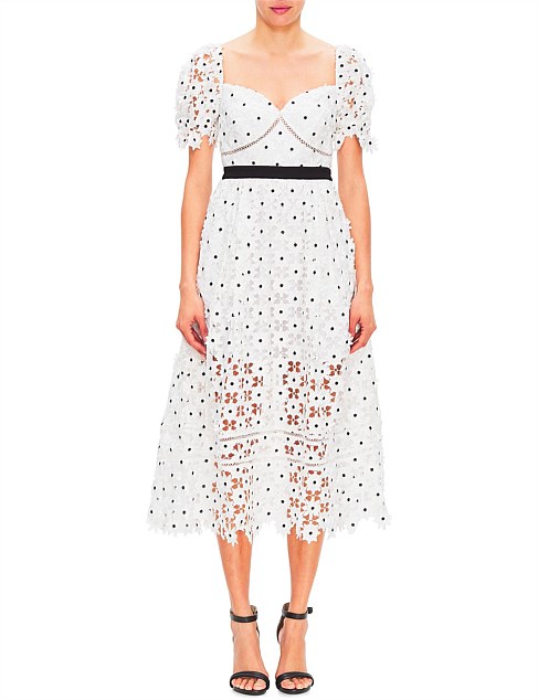 Daisy Lace Midi Dress