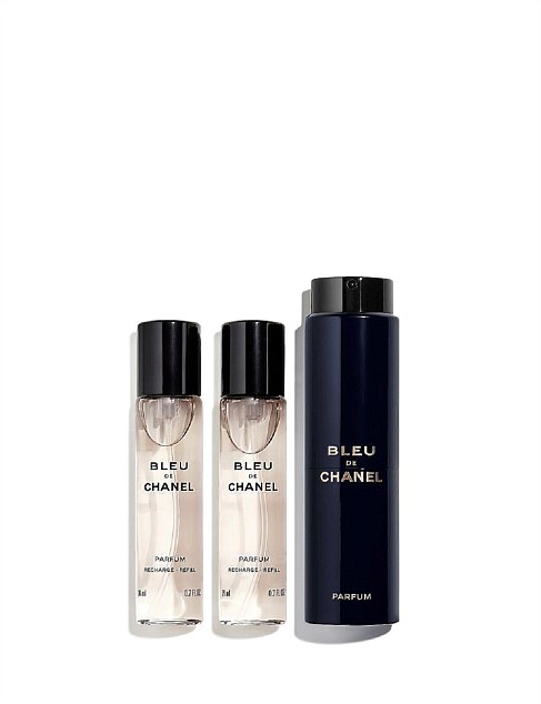 BLEU DE CHANEL Twist and Spray Refillable Bottle 3x20ML - Parfum